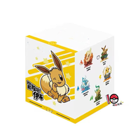 72 Boîtes de Figurines d'Action en PVC Kawaii Pokémon Eevee V2 de Dessins Animés Japonais, Boîtes Mystères Décoratives Mini en Vente en Gros pour Magasins d'Anime