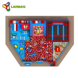 Grande piscina con palline parco <span class=keywords><strong>giochi</strong></span> al coperto parco divertimenti per bambini parco <span class=keywords><strong>giochi</strong></span> commerciale al coperto con scivolo - Product Image 2