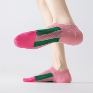 Calcetines invisibles de punto para mujer, sin talón, antideslizantes, transpirables, de corte bajo, que absorben el sudor, estilo 2025, novedad de verano - Product Image 2