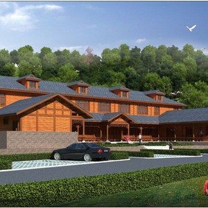 Casas de Verano de Madera, Estilo Tradicional, Fáciles de Montar, Casa de Ocio al Aire Libre, Madera Tratada a Presión para Granjas, Resorts y Villas - Product Image 5