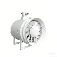 Ventilateur axial antidéflagrant FBC pour mines, 5,5 kW, pales de 560 mm, en acier au carbone, roulement à bille, haute étanchéité, pour ventilation du méthane, électrique
