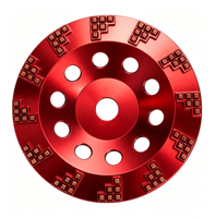 Disque de meulage diamanté HuaYu A111 4-9 pouces à liant résineux, grain fin, pour béton et granit/marbre, disque de débavurage pour meuleuse d'angle