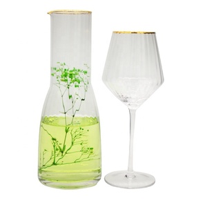 Bouteille en verre pour jus très vendue, sans plomb, en cristal, <span class=keywords><strong>carafe</strong></span> à <span class=keywords><strong>eau</strong></span> pour fêtes, bars et maison - Product Image 2
