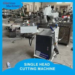 Aluminium Door Frame Cutting Window Making Machine Aluminum And Pvc Profile Miter Saw Cutting Machine 45 Degree