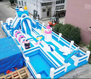 CHIKUN CK 932 Château gonflable géant pour enfants et adultes, matériau PVC, installation facile, capacité de 20 personnes, extérieur - Product Image 5