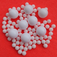 Boule en plastique blanc solide pom 6.8mm 7.144mm 7.2mm 7.3mm 7.4mm 7.5mm pour balles airsoft bb