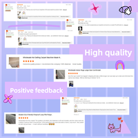 Wholesale Custom Design Printed Long Pile Area Rug 100% Polyester Large Size Anti-Slip Floor Carpet for Home Hotel Project Use