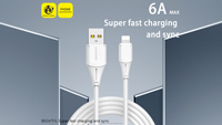 Câble de données USB 3.0 à charge rapide SASATHREE abordable de 1 m, Type-C de l'usine source 6A