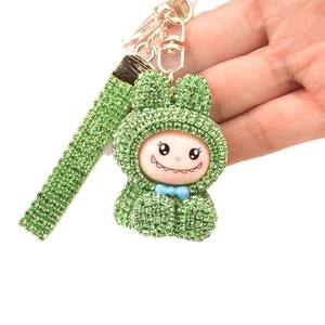 Брелок для кукол Лабубу с кристаллами - Product Image 5