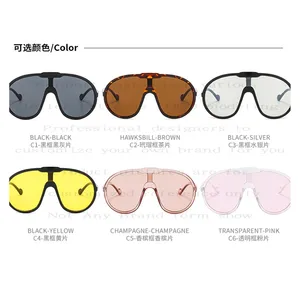 Polarized sports sunglasses ins style new fashion trendy sun glasses shield unisex shades oversized custom women 2023