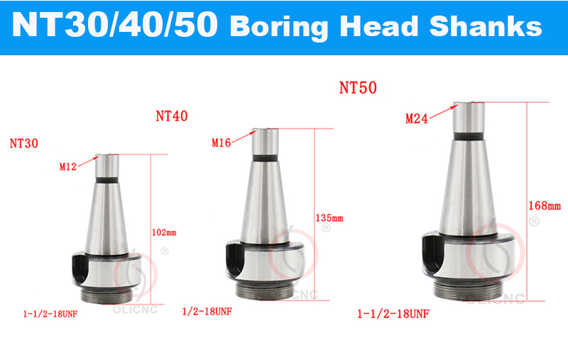 Boring Head NT40 12mm - Precision Tool for CNC Milling