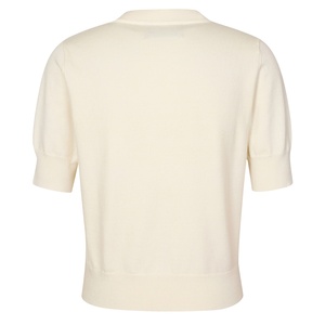 Elegante Cárdigan de Lana para Mujer, Otoño y Primavera, con Botones de Alta Calidad, Mangas Cortas, Tops para Mujer - Product Image 2