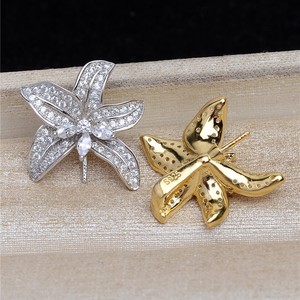 Colgante de Estrella de Mar de Plata S925 Wenchi, Cadena de 12-14 mm, Base Vacía para Perlas DIY 14039, Accesorio para Cuentas de 4 mm, Colgante Elegante para el Cuello - Product Image 2