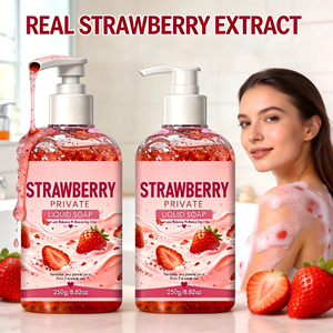 Gel Doccia alla Fragola Idratante <span class=keywords><strong>e</strong></span> Nutriente per Tutti i Tipi di <span class=keywords><strong>Pelle</strong></span>, Ideale per <span class=keywords><strong>Pelle</strong></span> <span class=keywords><strong>Secca</strong></span> <span class=keywords><strong>e</strong></span> <span class=keywords><strong>Sensibile</strong></span> - Product Image 1