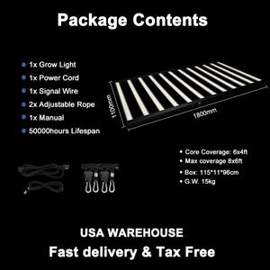 Stock américain, sans taxe, panneau lumineux de culture LED <span class=keywords><strong>Samsung</strong></span> 1200w, Cultivo Indoor, 1200 watts, spectre complet, éclairage de culture LED commercial, Oklahoma - Product Image 5