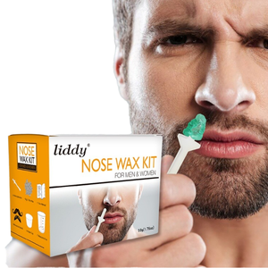 Kit de Cera Depilatoria para Nariz, Portátil, con Granos de Cera y Set de Aplicación Desechable - Product Image 4