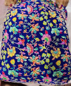 Tela Crepé Natural Pura Más Vendida, Estampado Elegante, Bordado Pesado para Diseñadores de Ropa y Colecciones de Boutique - Product Image 5