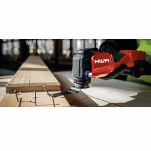 Hilti-2366391 Outil oscillant multifonction sans fil de qualité industrielle, 6 à 22 fonctions, outils en aluminium, sans batteries lithium-ion - Product Image 2