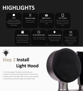 2026 Mais novo 3D AI Intelligent <span class=keywords><strong>Skin</strong></span> <span class=keywords><strong>Analyzer</strong></span> 20MP Câmera 10 Spectrum Machine Test <span class=keywords><strong>Skin</strong></span> Fluorescence <span class=keywords><strong>Agent</strong></span> Suporte 17 Idiomas - Product Image 2