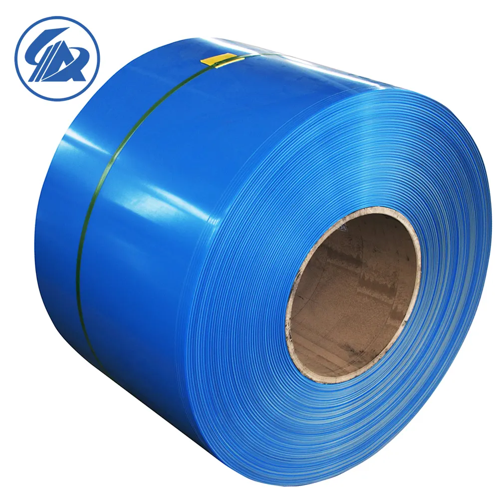 AIYIA Ral5005 15/5um glossy PVDF PE Coating primer CQ, DQ, HSS Blue Color Galvanized Prepainted Steel Coil/sheet