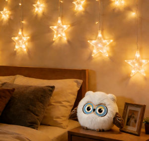 Robot Intelligente OEM Super Morbido Imbottito in Cotone PP <span class=keywords><strong>Regalo</strong></span> di <span class=keywords><strong>Natale</strong></span> Giocattolo AI Narratore con Occhi LCD Compagno Letterario per il Tuo Bambino - Product Image 3