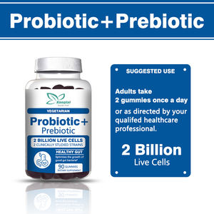 La mezcla de prebióticos patentada orgánica más vendida, apoya <span class=keywords><strong>el</strong></span> tracto <span class=keywords><strong>intestinal</strong></span> y la salud inmune, gomitas de probióticos - Product Image 4