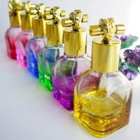 Bouteille de parfum carrée en verre de 50ml 100ml bouchon à vis à l'épreuve des enfants pulvérisateur à pompe facile sous-bouteille vide diffuseur de Volume vente en gros