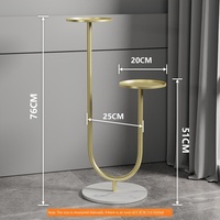 Plateau goutte à goutte blanc pour Vase d'angle intérieur jardin acier vente en gros pour conception de support présentoir en fer forgé Pot de plante en métal support de fleur
