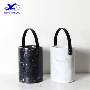 Индивидуальное пиво, шампанское, бочка для красного вина, ведро для льда, мраморный охладитель для вина, ведро для льда, охладитель вина с кожаной ручкой - Product Image 2
