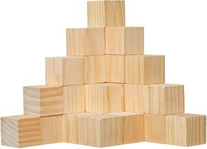 Blocs carrés en <span class=keywords><strong>bois</strong></span> de pin massif non fini, écologiques, naturels, technique de polissage en <span class=keywords><strong>bois</strong></span> - Product Image 2