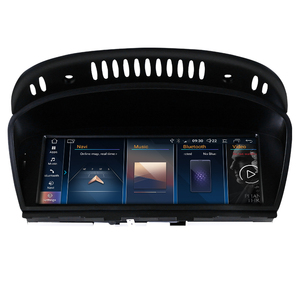 Aijia Panneau d'écran tactile multimédia pour <span class=keywords><strong>BMW</strong></span> Série 5 E60 2004-2010 Car Radio Fascia Frame 7inch Carplay Navigation Panel Trim - Product Image 1