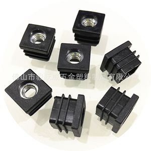 Plastic Sofa Legs 22mm Height 52mm Diameter <b>Black</b> Nail Free Easy Installation Furniture Parts - Product Image 3