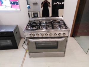 Cuisinière à gaz en acier inoxydable, appareil électrique, pour la cuisine, 6 brûleurs, <span class=keywords><strong>100L</strong></span> - Product Image 5