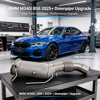 Collecteur d'échappement isolé SS304 haute performance, direct usine, pour BMW M340i B58 2025+, tuyau de descente à haut débit pour amélioration de puissance