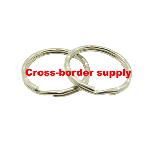 EWANG Factory Supply Round Keyring Promotional Metal DIY <strong>Silver</strong> Split <strong>Key</strong> <strong>Ring</strong> - Product Image 1