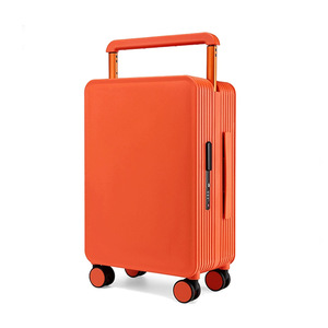 Printing Logo Wide Handle Carry on New Trendy Wide Trolley Spinner Luggage <strong>Large</strong> Capacity <strong>Suitcase</strong> <strong>Light</strong> Weight <strong>Suitcase</strong> - Product Image 2