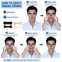 Bandes nasales anti-ronflement pour une meilleure respiration - Patch nasal adhésif de qualité médicale pour soulager le ronflement et améliorer la qualité du sommeil