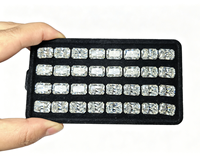 Pierre de Moissanite taille Radiant, couleur DEF, pureté VVS1, en vrac, prix de gros, pour la création de bijoux et de bagues