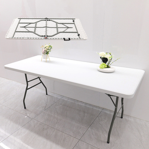 Nhà Máy bán hàng trực tiếp của bên bàn ghế, có thể điều chỉnh gấp bảng, hình chữ nhật nhựa xách tay gấp bảng - Product Image 3