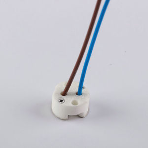 Gốm giữ đèn ổ cắm cơ sở <span class=keywords><strong>Adapter</strong></span> dây cho bóng đèn Led đứng Halogen phụ kiện đèn dây - Product Image 3