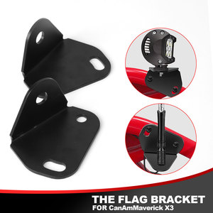 ขายึดธงสำหรับ CanAm Maverick X3 ขายึดโลหะสีดำ - Product Image 3
