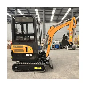 Factory 1/ 1.5/ 2/ 3 Ton Crawler Small Digger Hydraulic Mini Diesel Track/ Crawler Compact Excavator Price for Garden /Ho