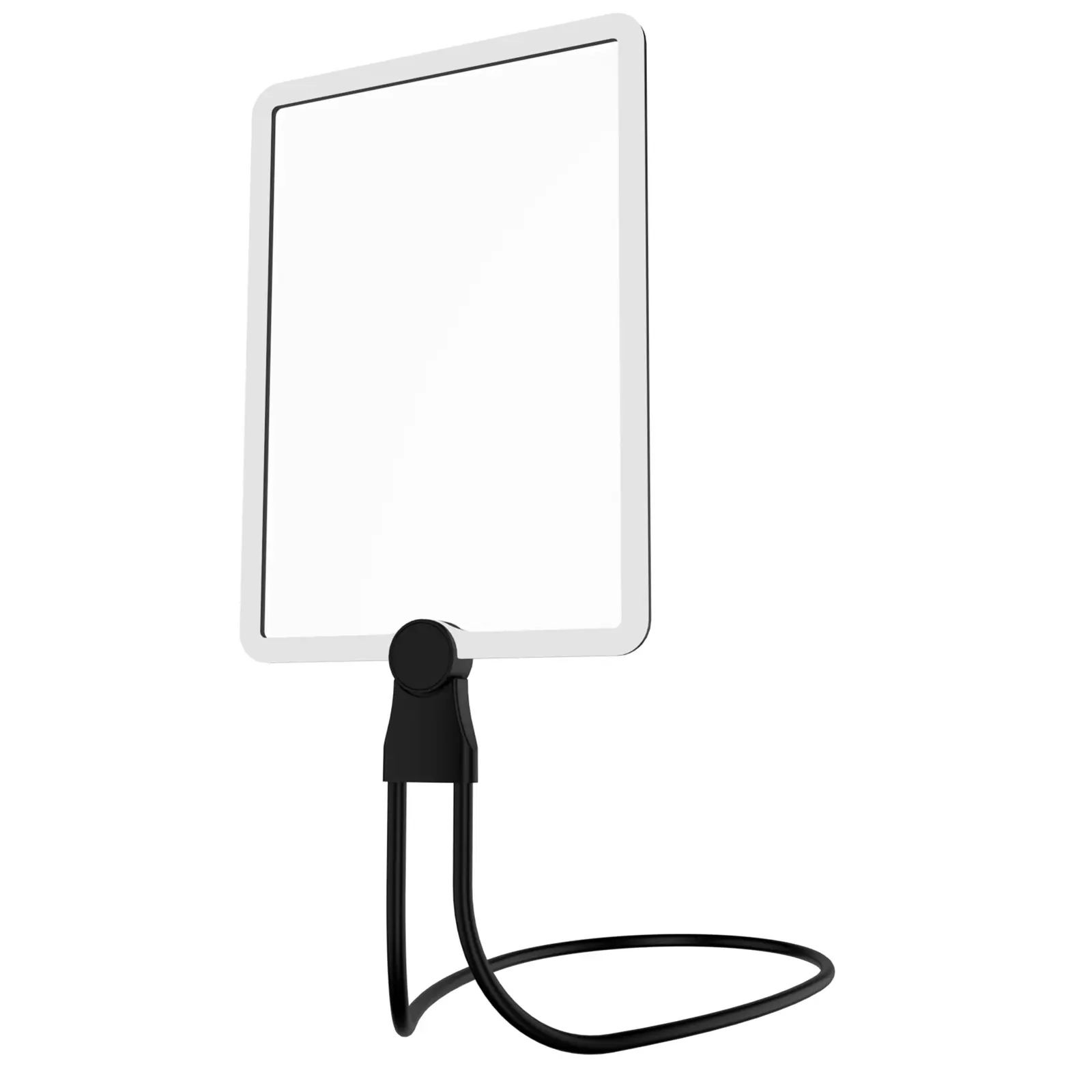 BIJIA 2x lumière LED suspendue loupe de lecture loupe magnétique de bureau pour les personnes âgées cou porter lecture avec support