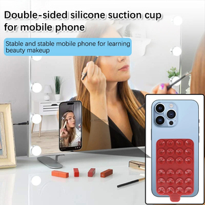Lechón de doble cara de silicona antideslizante multifuncional de 48 tazas para soporte de teléfono con ventosa para teléfono móvil con logotipo OEM - Product Image 6