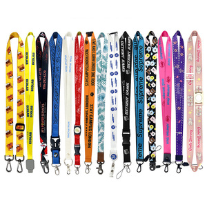 Kişiselleştirilmiş çevre dostu Polyester kordon özel Logo ofset yapış kanca kimliği kimlik kartı tutucu anahtarlık USB günlük ofis kullanımı - Product Image 2