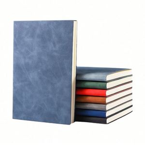 Custom A5 Softcover PU Leather <b>Note</b> <b>Book</b> Promotional Business Office Notebook With Logo - Product Image 1
