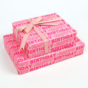 2025 <b>Birthday</b> Gift <b>Wrapping</b> <b>Paper</b> 43*300 cm <b>Wrapping</b> <b>Paper</b> Packaging 3 Rolls A Set - Product Image 3