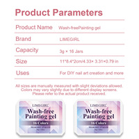 Gel de Peinture pour Ongles à Haute Saturation 16 Couleurs Sans Rinçage, Effet Pat-on, Résine, Dégradé Blush, Gel Pat Pat – Vente en Gros Exclusive OEM ODM