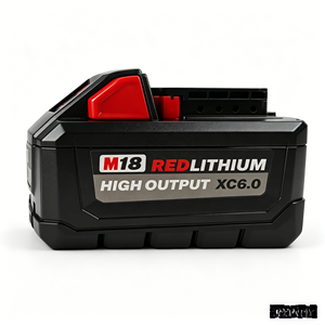 Batterie haute capacité 6,0 Ah pour <span class=keywords><strong>Milwaukee</strong></span> <span class=keywords><strong>M18</strong></span>, compatible avec tous les outils sans fil <span class=keywords><strong>M18</strong></span>, perceuses et clés à chocs. - Product Image 3