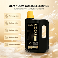 Offre Spéciale – Lessive Liquide 2kg à Microcapsules Parfum Coco Longue Durée 72H pour Linge Domestique – En Stock